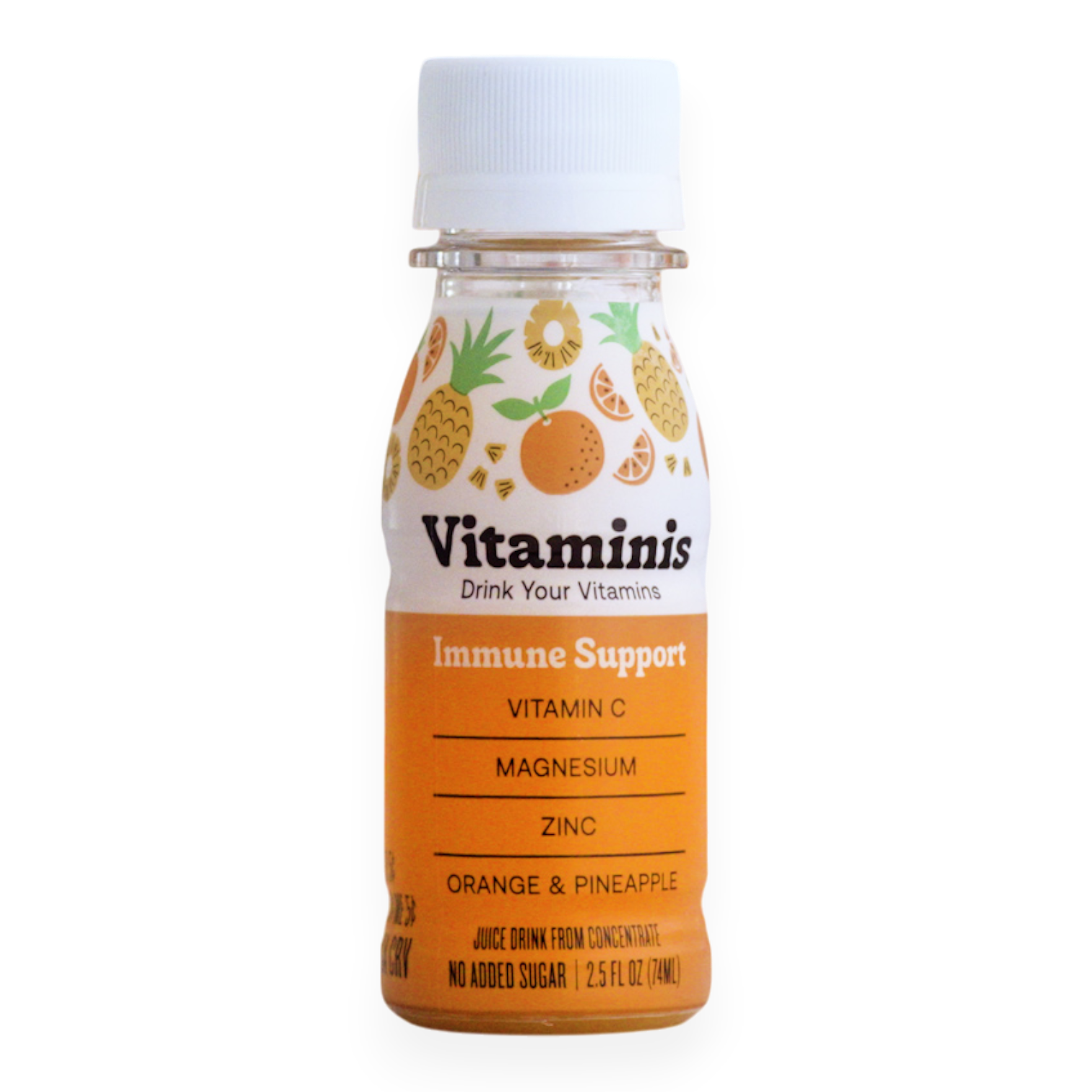 Vitamins Immune Support Juice Shots - Zinc - Vitamin C - Pineapple