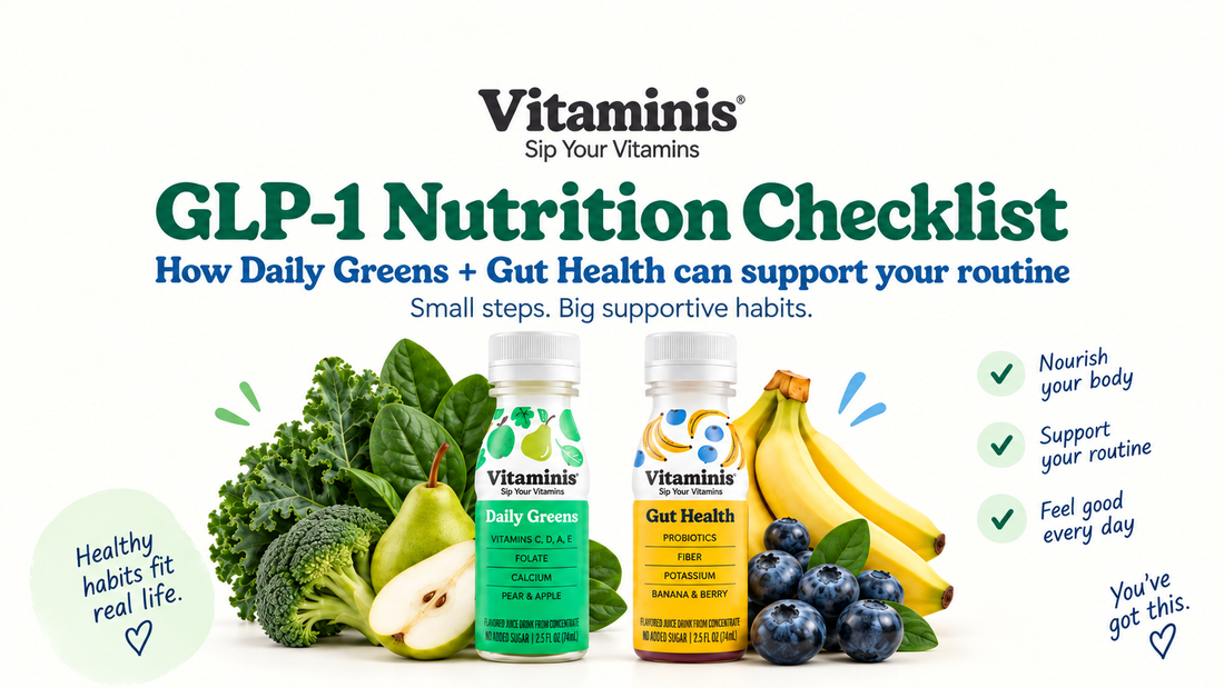 On a GLP-1? Why Nutrition Quality Matters More Than Ever—and How Vitaminis Daily Greens + Gut Health Can Help