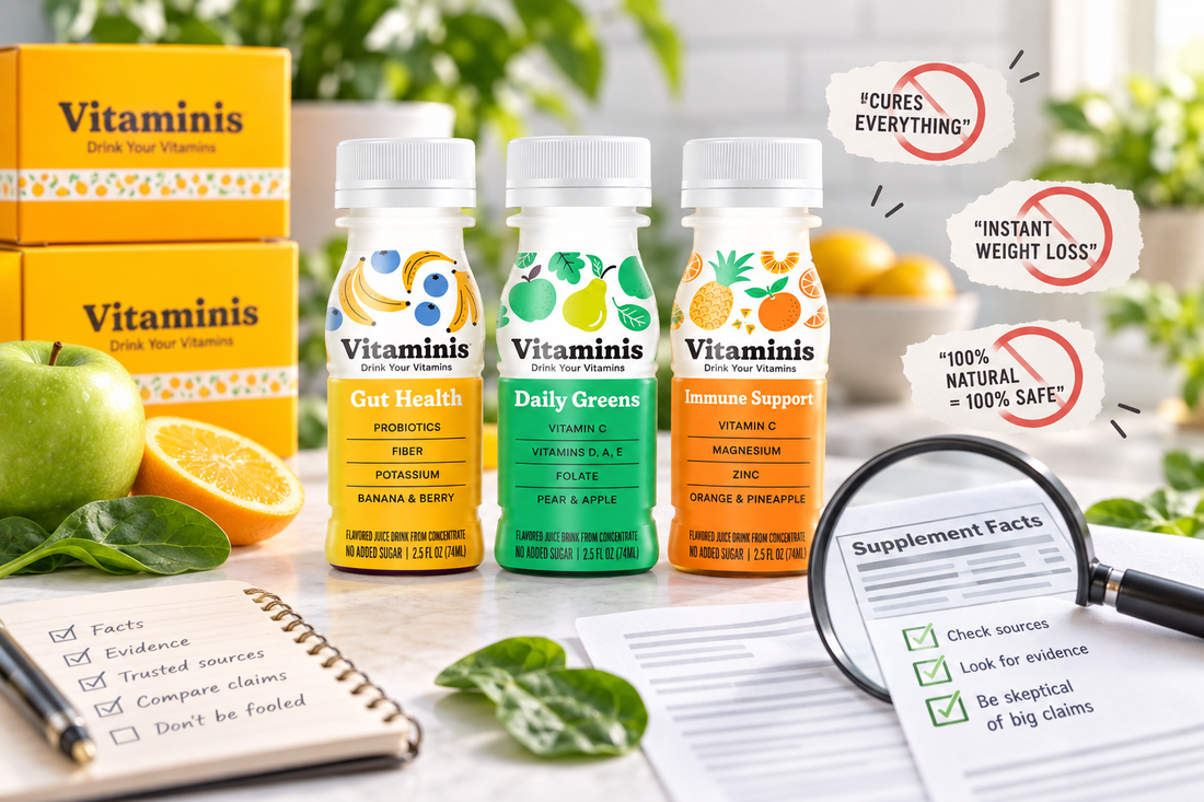 How to Spot Fake News and Misleading Claims in Vitamins and Supplements
